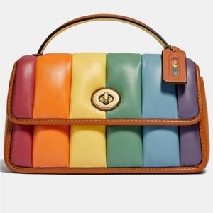 Coach Pride Rainbow Qulited Mini Bag